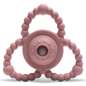 Hochet de dentition silicone Rose 