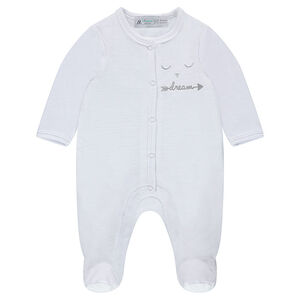 Dors-bien en velours brodé 