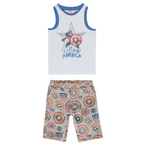 Pyjama en jersey Marvel print Captain America 