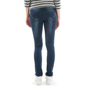 Jeans de grossesse coupe slim avec clous fantaisie 