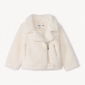 Perfecto en sherpa moutonné pour bébé fille 