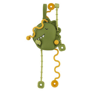Jouet sensoriel à tirer en silicone Mr. Dino 