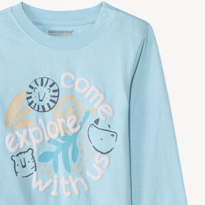 T-shirt manches longues print savane pour bébé garçon 