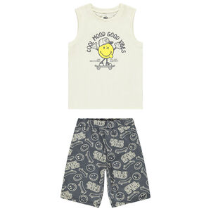 Set pyjama court 2 pièces SmileyWorld garçon 