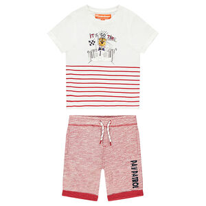 Ensemble avec tee-shirt rayé print Chase Pat' Patrouille Nickelodeon™ 