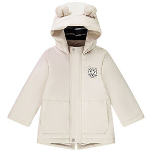 Parka gomme déperlante à capuche tigre pour bébé garçon 