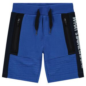 Bermuda en molleton avec poches zippées 