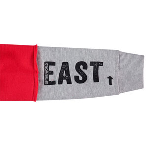 Sweat à capuche effet 2 en 1 avec textes printés 