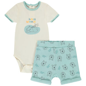 Ensemble court 2 pièces avec body Winnie Disney pour bébé garçon 