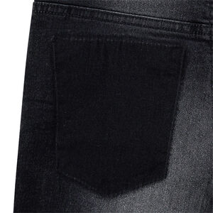 Junior - Bermuda en jeans effet used et crinkle  