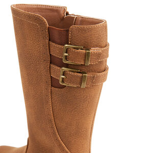 Bottes cavalières à double boucle fille 