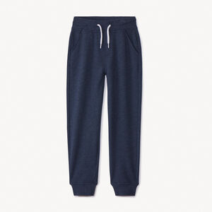Pantalon jogging garçon en molleton uni 