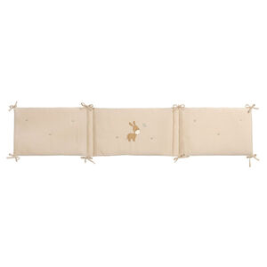 Tour de lit velours 180 x 35cm Sable 