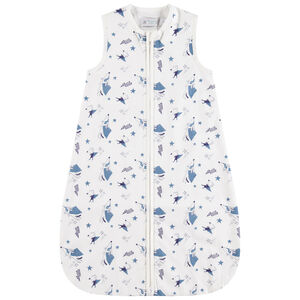 Turbulette sans manches en coton avec renards printés all-over 