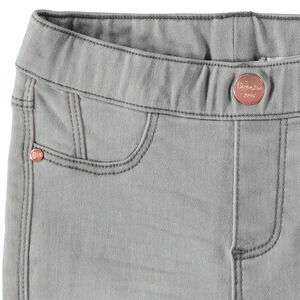 Junior - Jegging en denim like avec détails rose gold 