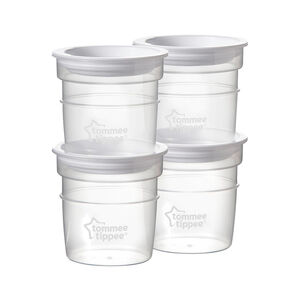 Lot de 4 pots de conservation 55 ml 