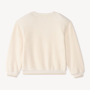 Sweat polaire semi oversize fille 
