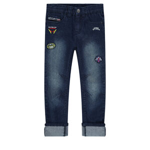 Jeans effet used Disney/Pixar® avec badges patchés Cars 