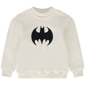 Sweat en sherpa avec patch Batman Warner garçon 