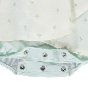 Combinaison courte robe effet 2 en 1 fantaisie pour bébé fille 
