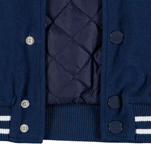 Teddy en molleton bicolore avec badges patchés Smiley 