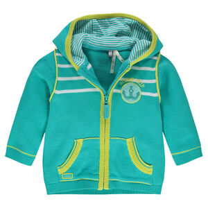 Gilet à capuche avec badge ancre 