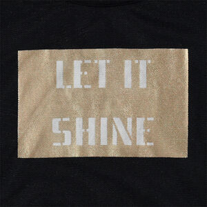 Junior - T-shirt manches longues en jersey avec message en foil 