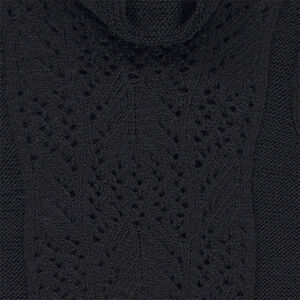 Junior - Robe manches courtes en tricot avec col roulé 