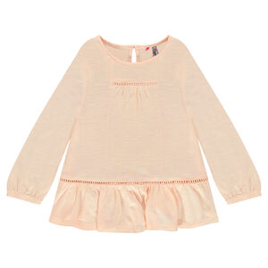 Tunique manches longues volantée  