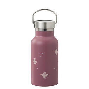 Gourde isotherme 350ml Hirondelle Rose 