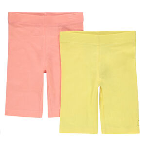 Lot de 2 cyclistes unis avec logo printé 