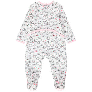 Dors-bien en jersey avec imprimé Smiley all-over 