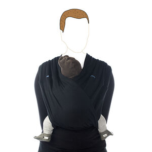 Porte-bébé Tri-Cotti Small - Noir 