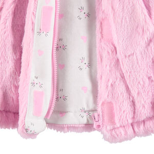 Cape à capuche en sherpa doublée jersey  