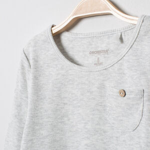 T-shirt manches longues à poche 
