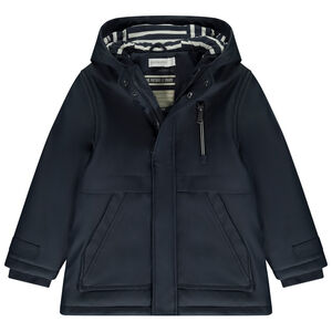 Parka gomme rembourrée esprit ciré garçon 