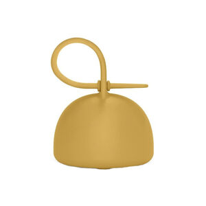 Boîte pour sucettes Colour Essence en silicone Moutarde 