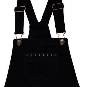 Salopette longue en velours ras avec clous fantaisie 