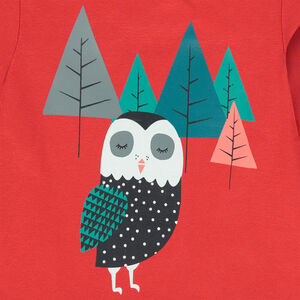 Tee-shirt manches longues avec print fantaisie 