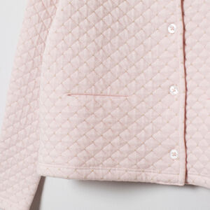 Gilet en molleton à croisillons  