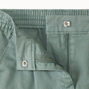 Pantalon cargo en twill uni avec ceinture fille 