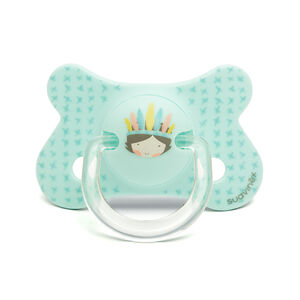 Sucette physiologique Fusion 4m+ - Bleu 