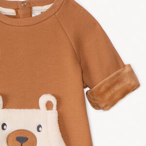 Ensemble 2 pièces motifs ourson pour bébé garçon 