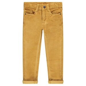 Pantalon en velours 1000 raies uni 