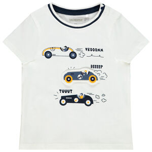 T-shirt manches courtes print voitures pour bébé garçon 