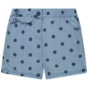 Short à rayures et pois all-over 