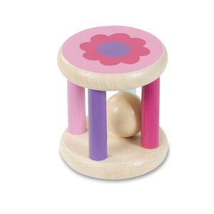 Hochet bois Cirque - Rose 