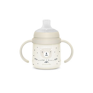 Biberon à anses 150 ml 6M+ Wild & Free Night and Day Gris 