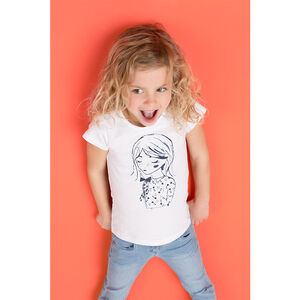 Junior - Tee-shirt manches courtes en jersey avec print poupée 