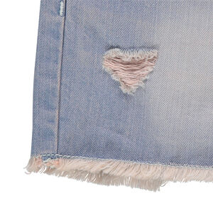 Junior - Short en jeans effet used  